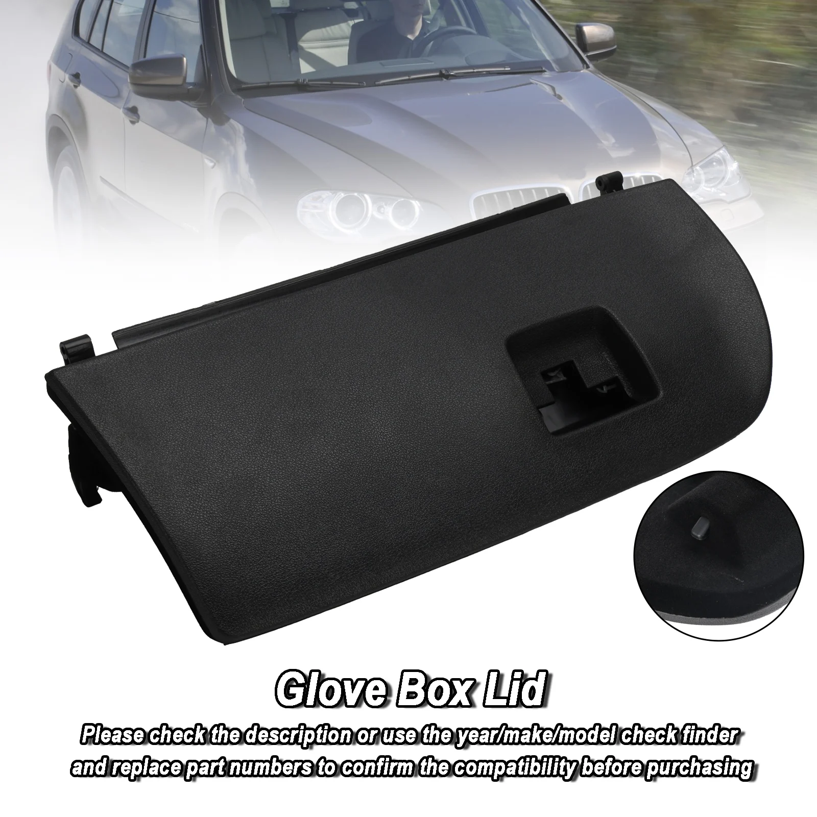 Artudatech 전면 블랙 글러브 박스 뚜껑 51166839000, BMW X3 F25 2014 2018 왼손 드라이브