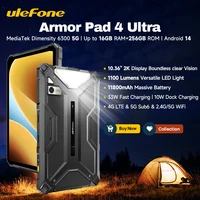【2024 New】Ulefone Armor Pad 4 Ultra 5G Rugged Tablet Android 14 IP68/IP69K 11800mAh Battery Up to 16GB+256GB 10.36" LED Light 1
