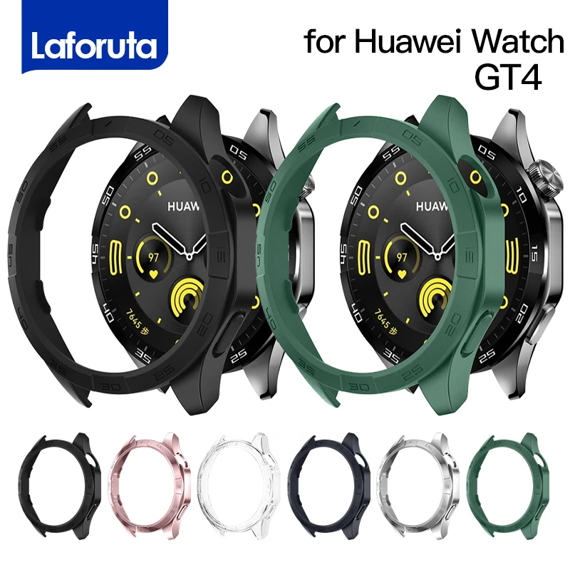 Etui na Huawei Watch GT 4 46mm etui ochronne PC twardy zderzak dla męskich damskich akcesoriów GT4 (bez osłony ekranu)