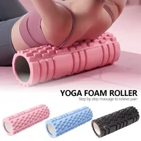 30cm Yoga Column Foam Fitness Muscle Training Pilates Sports Massage Foam Roller Grid Trigger Point Therapy Home Gym Exercise