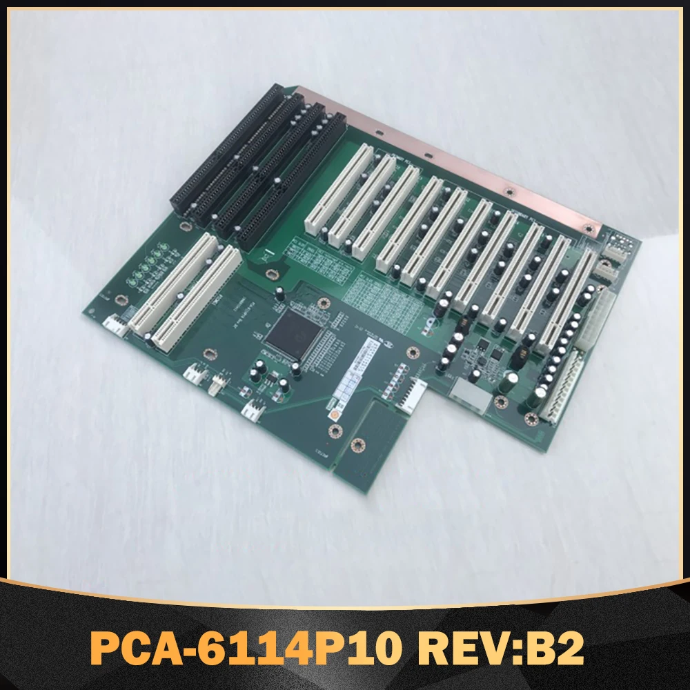 

Original For Advantech Industrial Computer Backplane 10 PCI 4 IAS Slots PCA-6114P10 REV:B2