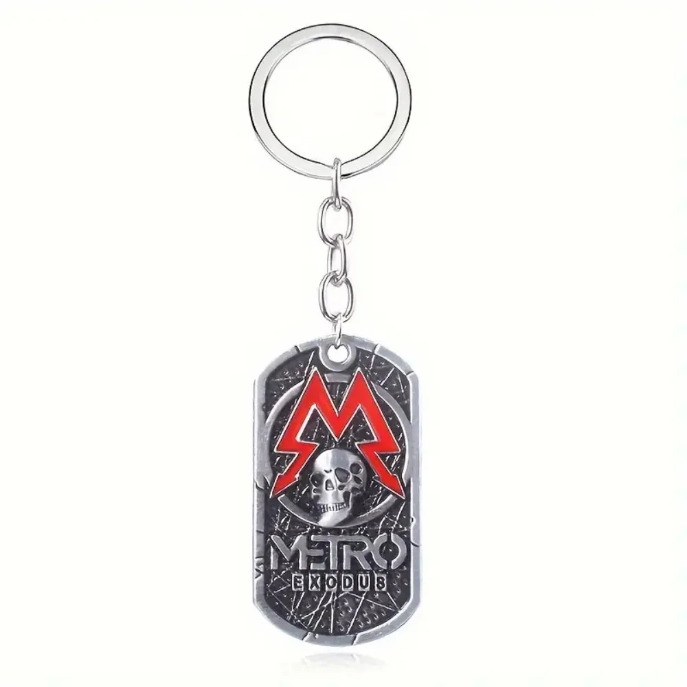 Subway Escape Skeleton Keychain Metal Keychain Cosplay Accessories