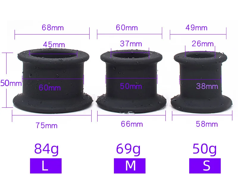 Anneau tunnel en silicone, spéculum creux, lavement, dilatateur anal, plug anal, massage de la prostate, jouets sexuels BDSM pour femmes et hommes_voghion.com