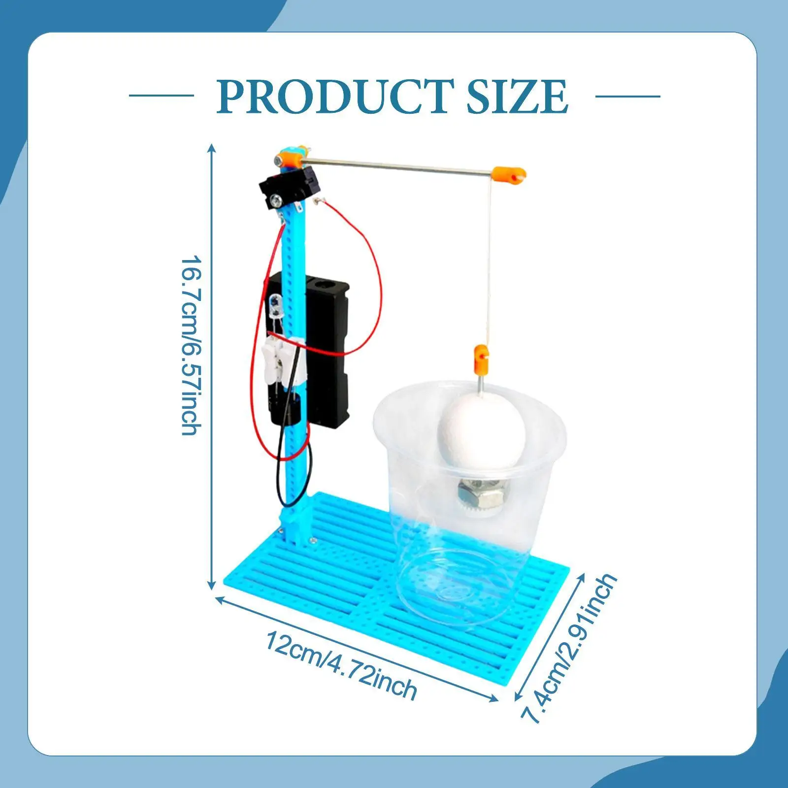 수위 알람 과학 키트 생일 선물 DIY 공예 과학 실험 물리학 교육 보조 과학 장난감을 위한 실습 학습