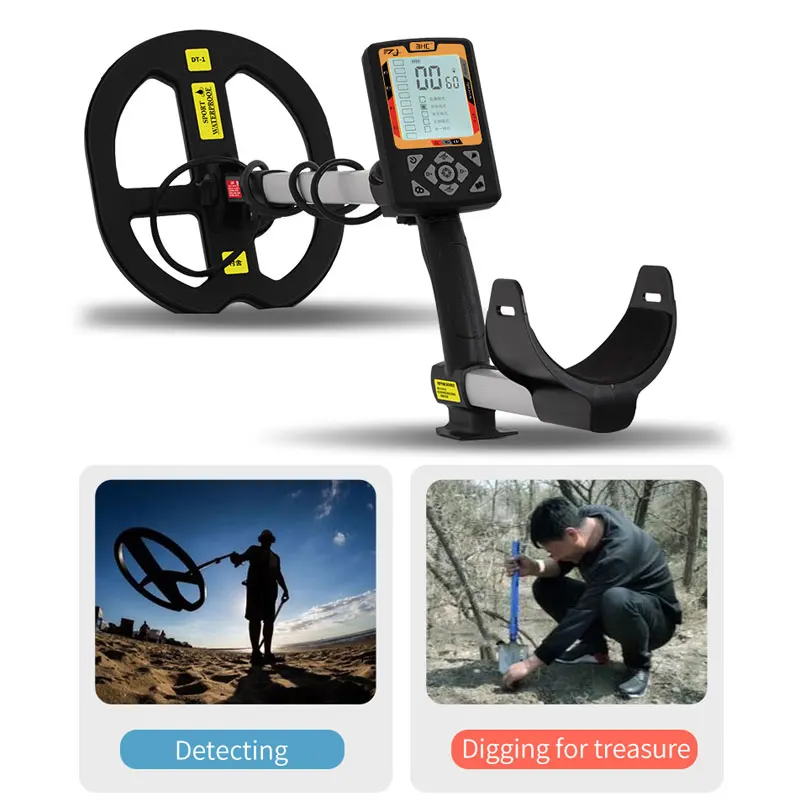 Waterproof Professional Metal Detector High Depth Gold Field Scanning
