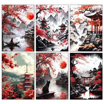 Japanese Natural Landscape Diamond painting 1