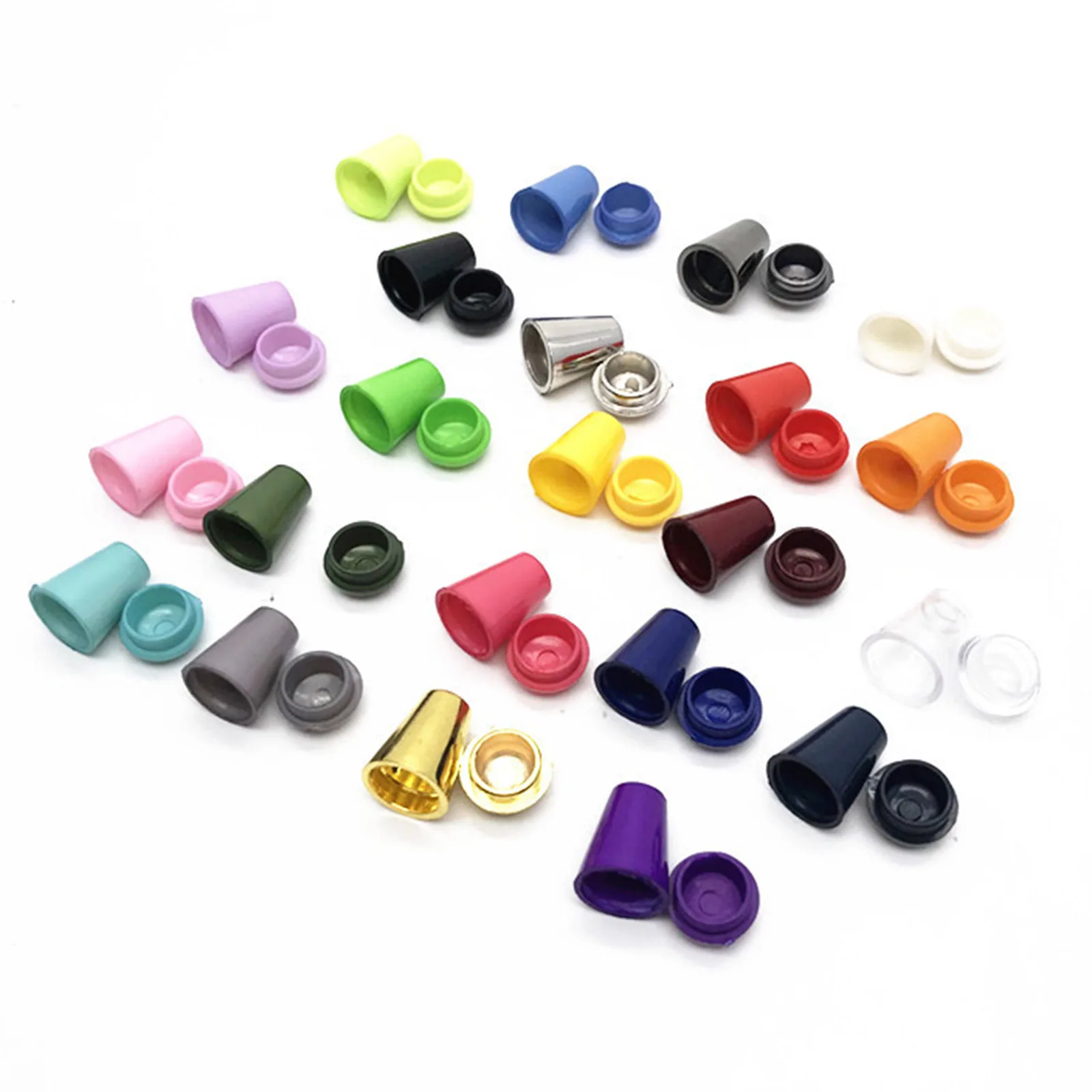 Multicolor Plastic Cord Lock Stopper detachable stopper cord lock stopper cord stopper cord lock cord end lock shoe lace buckles 20 Sets Sweater Shoelace Rope Buckle Pendant For Sportswear Clothing Accessories 14mm x 9mm