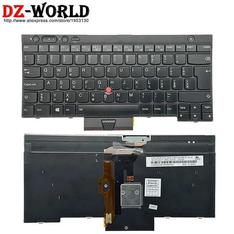 Teclado Retroiluminado para Lenovo Reino Unido Seja bg sk hu Thinkpad T430 s T530 W530 X230 i Portátil 04x1269 04x1359 04x1360 04x1368 04x1377 - Imagem 2