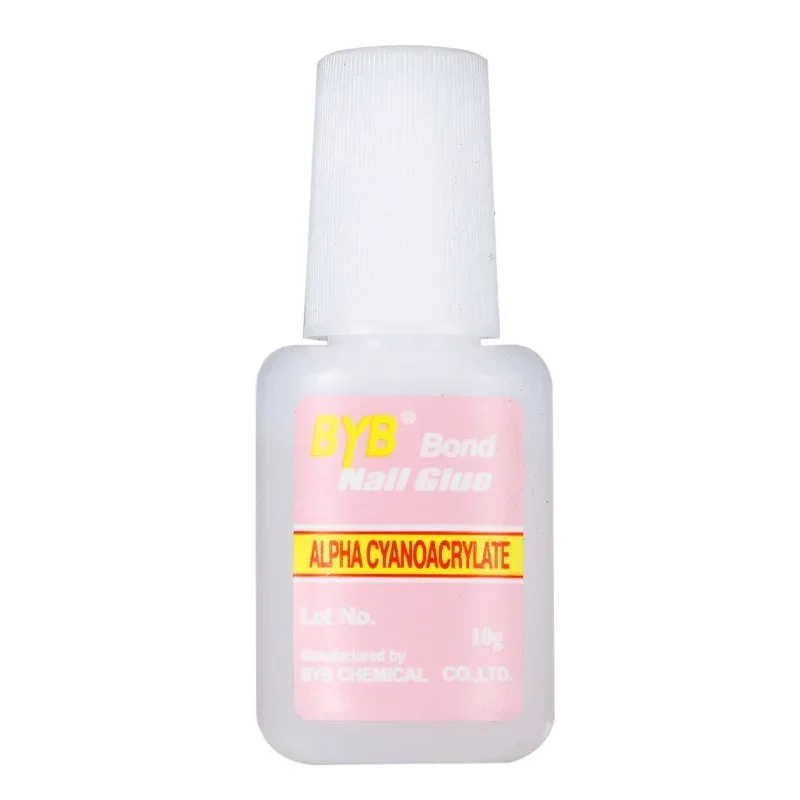 Nail Glue 10g With Brush Head Glue Nail Polish Star White Starlight For Polish Transfer Sticker
