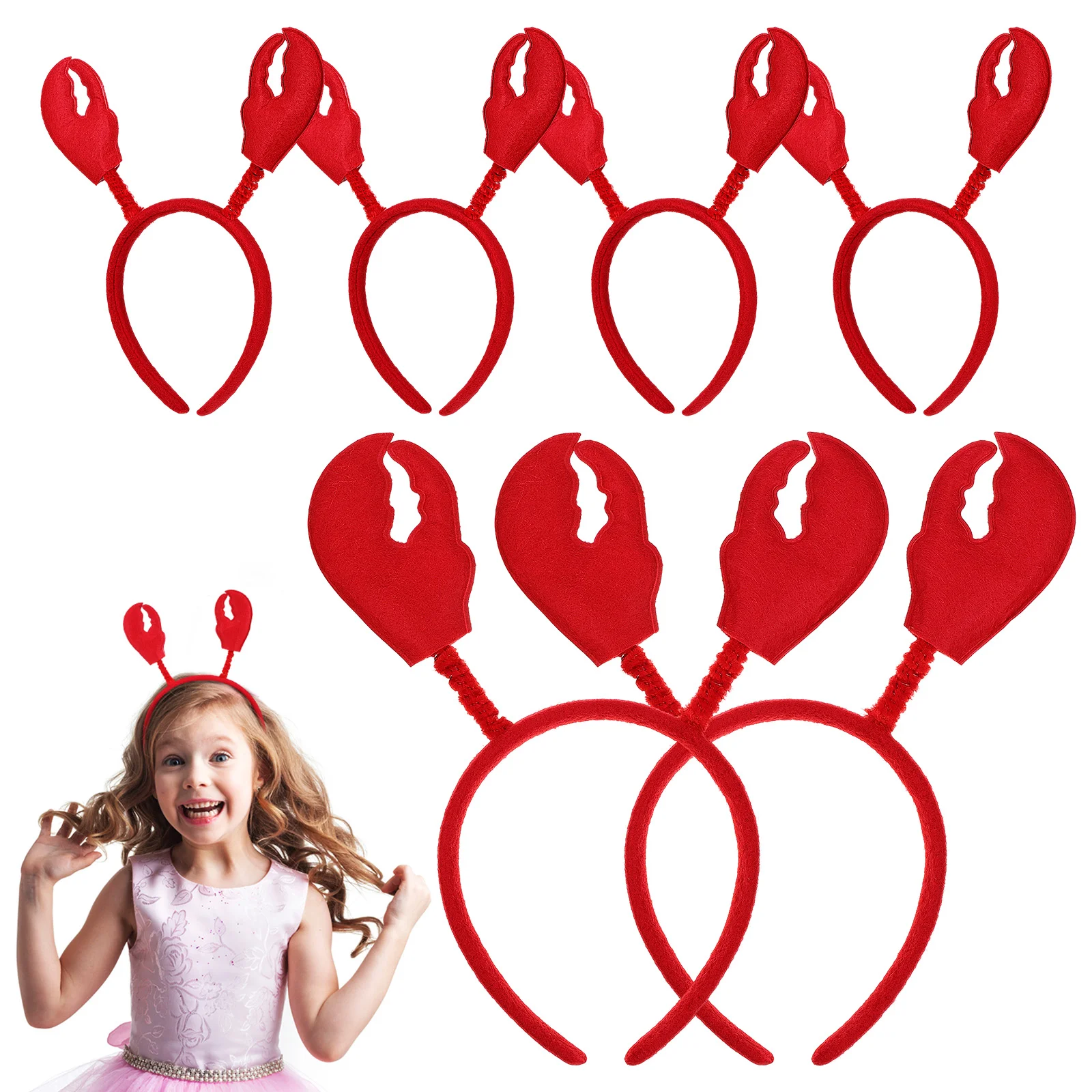 Crab Headbands Cosplay Party Lobster Headwear Lobster Costume Hair Accessories