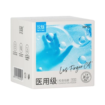 Fama Finger Sex Condom sex toys for couples Latex Finger Cots sleeve Natural Latex G Spot Stimulator Condoms adult sex shop 1