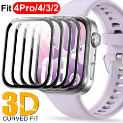 Flexible 3D Curved Anti - Scratch Screen Protectors - 3PCS (For Watch Fit 4)