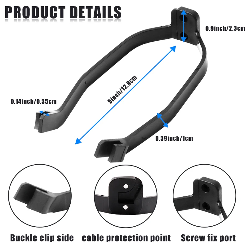 Guardabarros para patinete eléctrico Xiaomi Mijia MI M365 1S M187 Pro, guardabarros con luz trasera, guardabarros delantero y trasero, KIT de tornillo