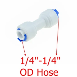 Dual-Way Quick Connect Elbow for Water Filtration Systems (I Shape 6.35-6.35mm)