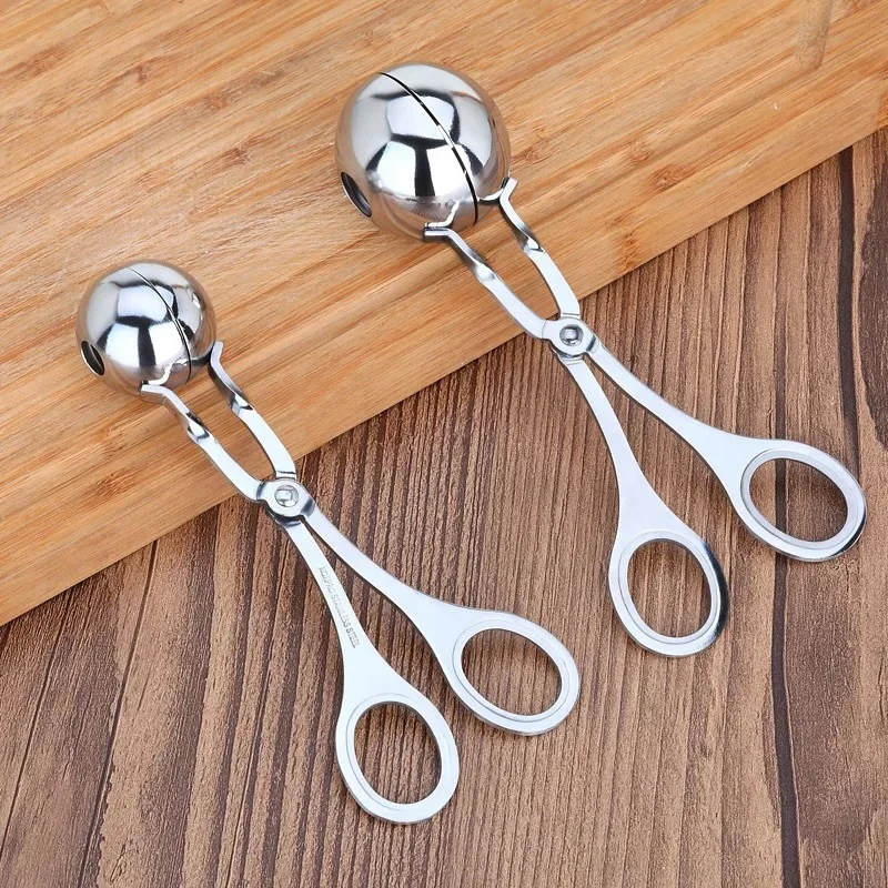 Meatball Maker Homemade Lean Meatball Tool Making Meat Geometry Steel Barbecue Hot Pot Bean Fishing Geometry