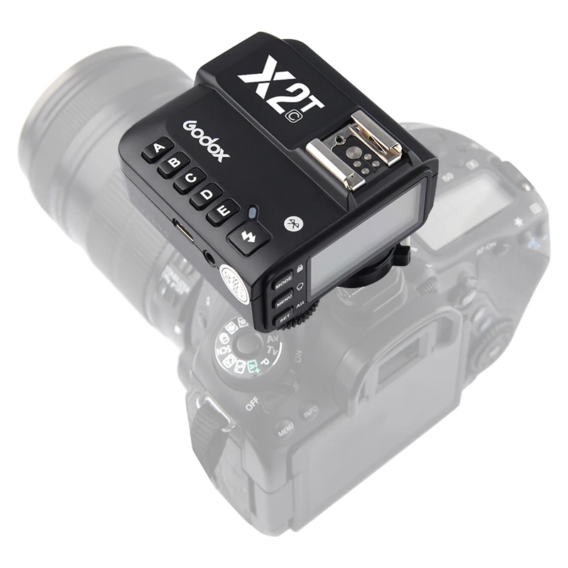 Godox X2T-C X2T-N X2T-S X2T-F X2T-O X2T-P TTL 1/8000s HSS Wireless Flash Trigger Transmitter for Canon Nikon Sony Fuji Olympus flash trigger