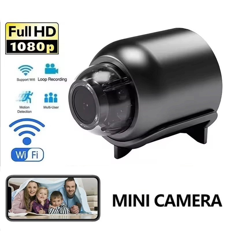  Mini Camera 1080P HD Clear Night Vision Lightweight WiFi Wireless Monitoring Motion Detection Wireless WiFi Surveillance Camera 