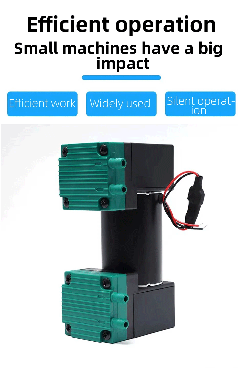 Minibomba De Vacío Dc, 12 V, Sin Escobillas, Accesorio Mecán