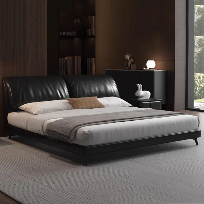 

Frames Marriage Beds Headboards Elastic Modern Luxury Juvenile Nordic Beautician Beds Upholstered Cama Box Casal Furniture HDH