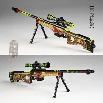 CS GO Dragon Legend AWP Sniper Rifle Model Toy Ornament In
