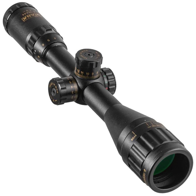 4-16x44 Cross Sight Green Red Illuminated Tactical Optic Riflescope Hunting Rifle Scope Sniper Airsoft Guns