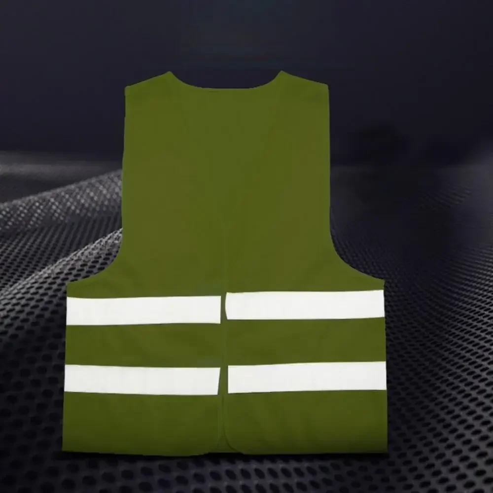 Car Reflective Clothing Safety Traffic Safety Vest Yellow Visibility Outdoor For Running Cycling Sports Vest