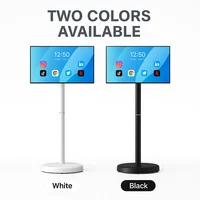 Android 15 Portable Smart Tv With Battery 21.5 Inch Smart Interactive Lcd Display Moveable Touch Screen Monitor 1