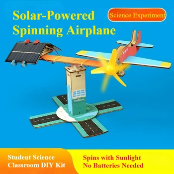 DIY Solar Spinning Airplane 1