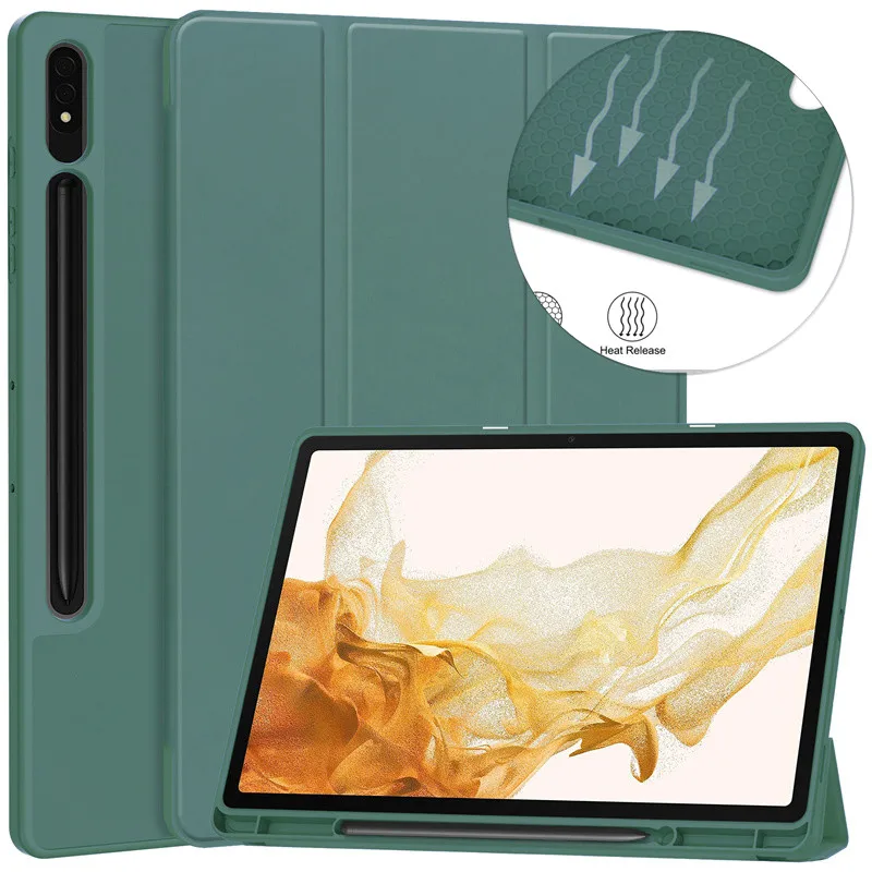 Custodia Per Tablet Samsung Galaxy Tab S9 Ultra 14.6 ''Con Portamatite Funda Per Galaxy Tab S9 Ultra Case X910 X916B X918U