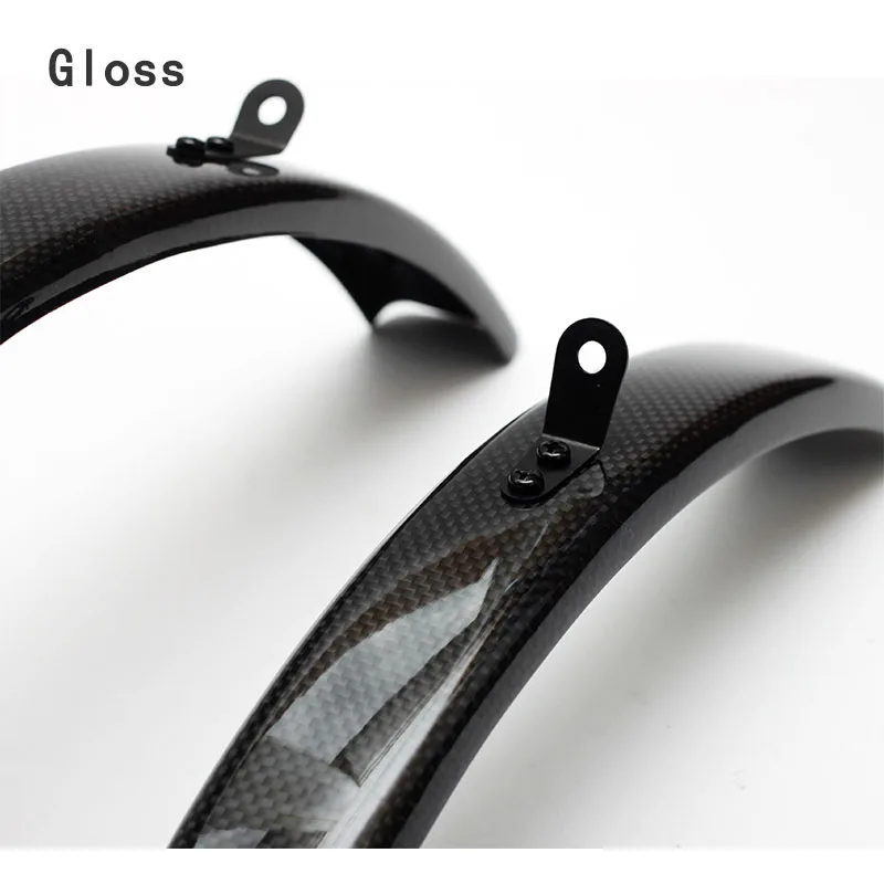 2pcs carbon fiber bicycle fender for Brompton Folding bike front and rear mudguard fender