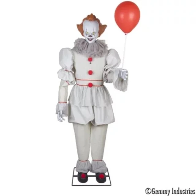 Animated Halloween Life Sized Pennywise IT Halloween Decoration ...