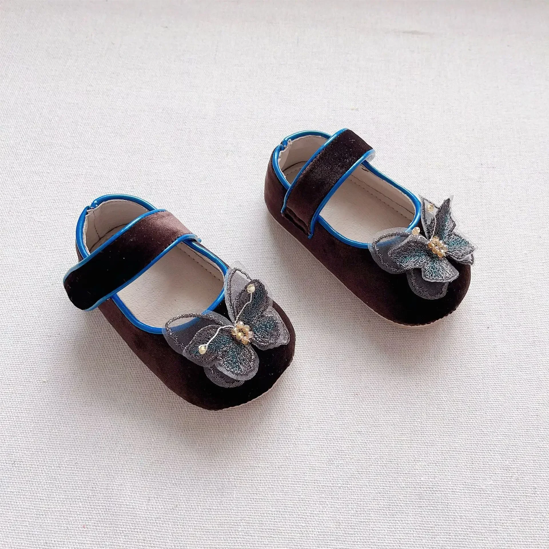 4144 Girl's Shoes Autumn New Korean Butterfly Princess Baby