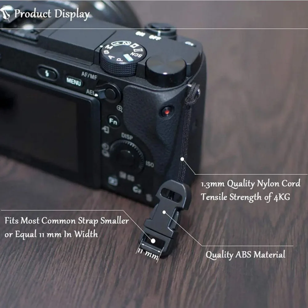 Camera Straploop Quick Release Clipneck Adapter Connector System 10pcs Lanyard Belt Buckles Clips Sling Eyelet Loops