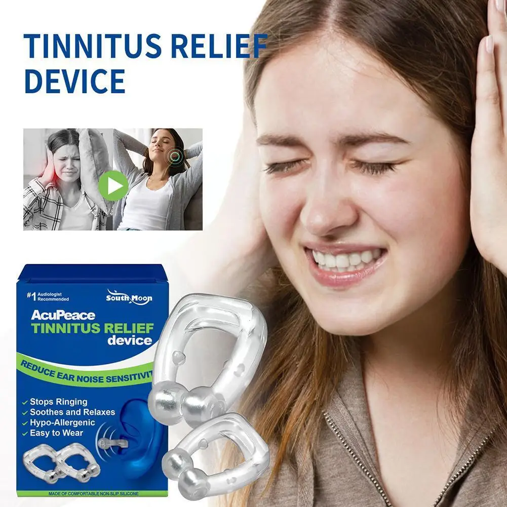 

Portable Tinnitus Relief Ear Clips Anti-tinnitus Sleeve Tinnitus Clips Ear Tinnitus Relief Tool Pressure Soothing Ear Ear C Z8Q5