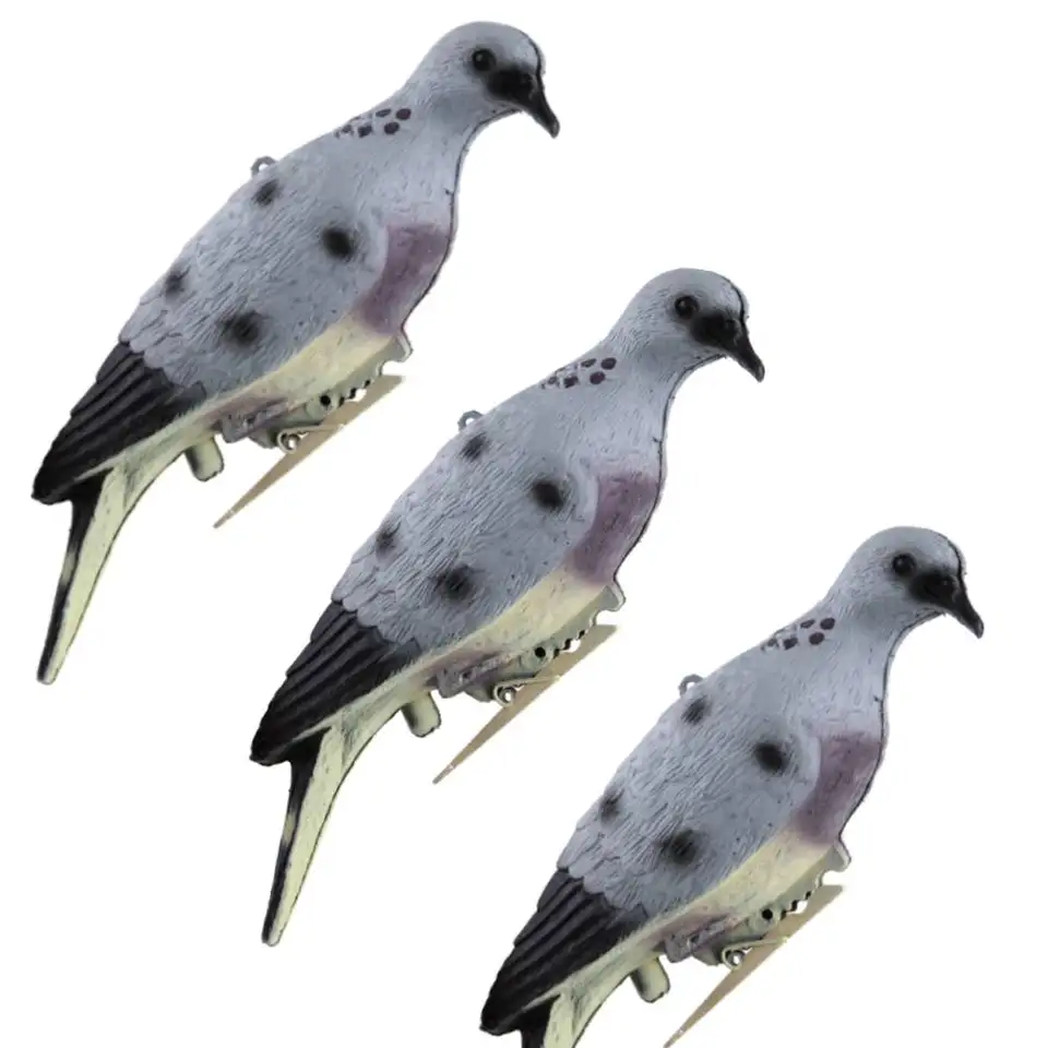 Gazze Finte Da Giardino: 2 Esche Floccate Per Trappola Uccelli O Decorazione Esterna Realistiche