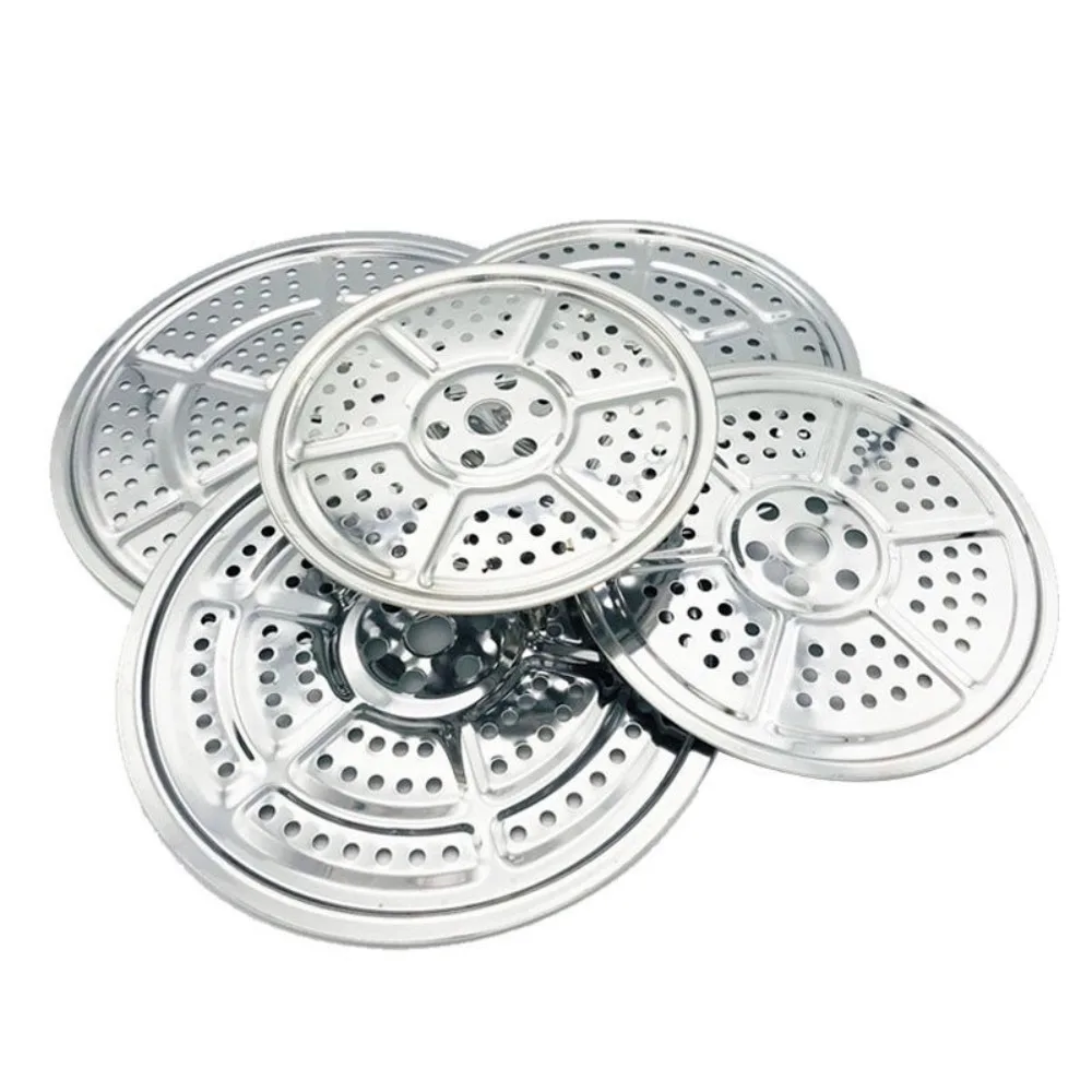 Round Stainless Steel Steamer Rack Household Rustproof Classic Steamer Tray Pressure Cooker Canner Rack Bread
