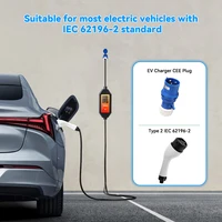 IPENGEN 32A 7KW Type2 Type1 EV Charger Portable GB/T Electric Vehicle Charger 1 Phase EVSE Charging 5M Cable WiFi APP Control - Image 6