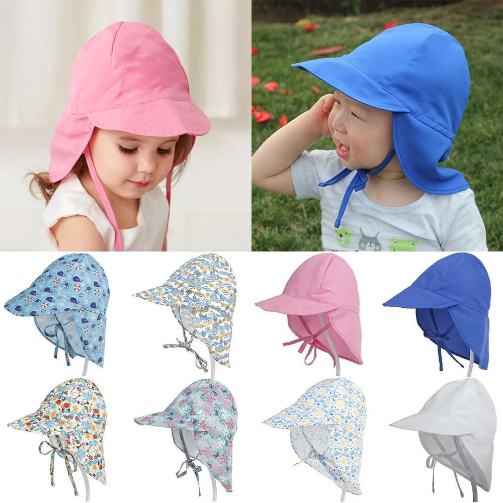 Summer Sun Hat Children's Bucket Hats For 3 Months To 5 Years Old Kids