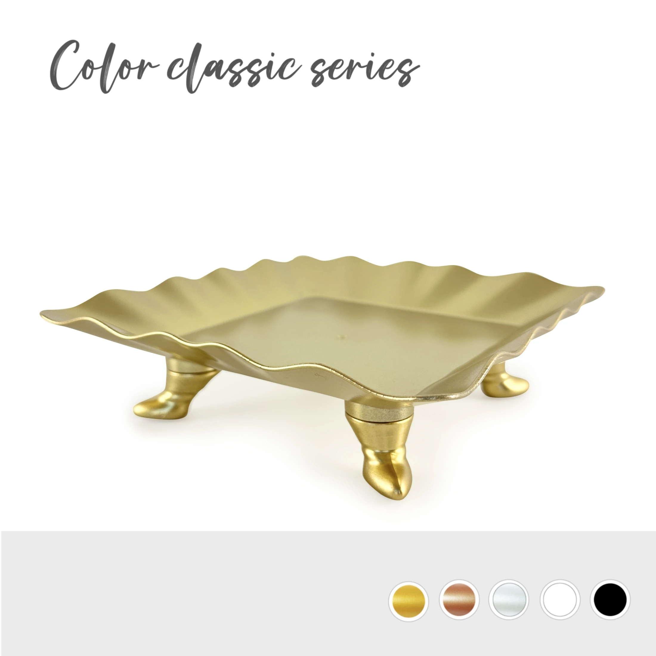 Plastic cake stand dessert display tray fruit plate cupcake holder 1pc
