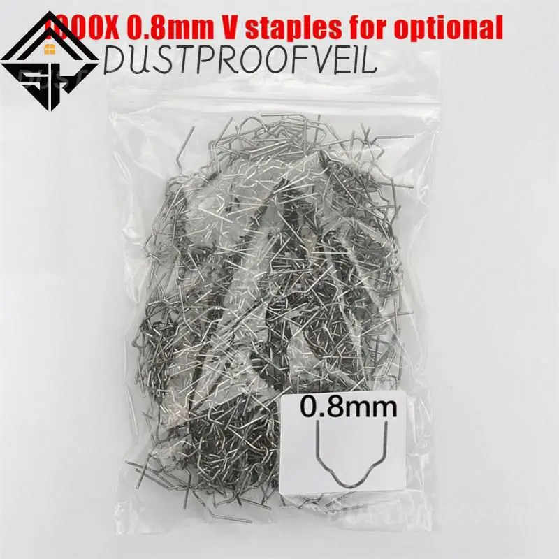 

Iron Staples S Wave Staples Hot Plastic Welder Heat Gun Hot Stapler Tool Welding Machine Accessories Bumper Repair