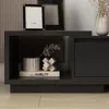 Deformable TV Console with 3 Drawers,Modern Extendable TV Stand in Stretch of65"-106'Wide,Wood Media Gaming Entertainment Center 5