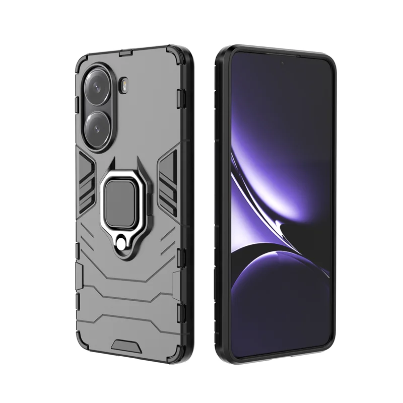 Magnetic Ring Holder Armor Shockproof Phone Case - Sleek 4G Back Cover