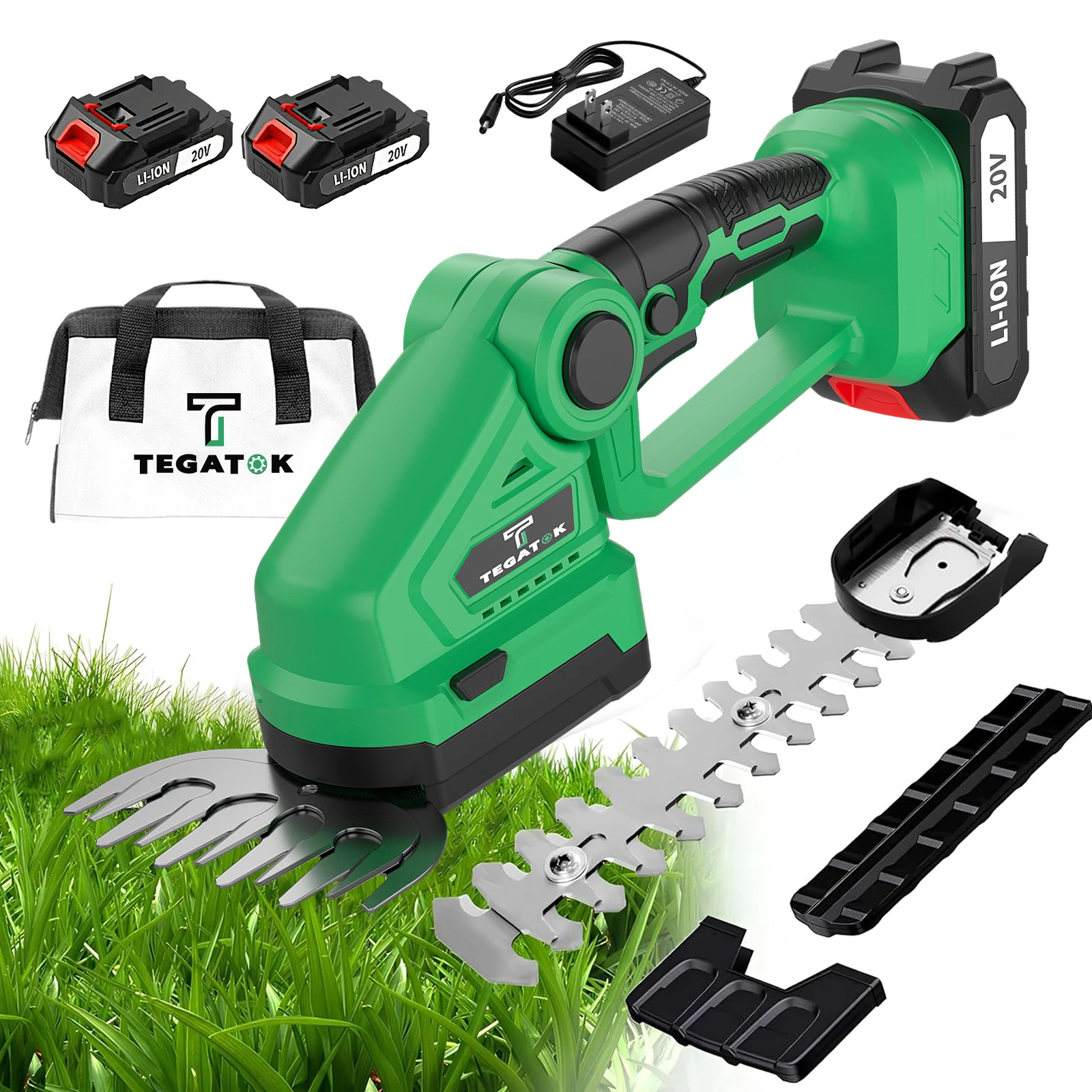 Cordless Electric Hedge Trimmer 2-in-1 Lawn Shrub Trimmer Weeding Garden Maintenance Yard Pruning Tool For Makita 20V Battery