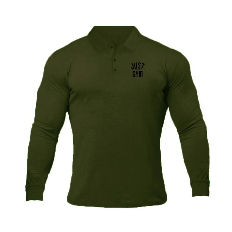 Breathable Athletic Muscle Polo Shirt 6