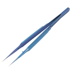 Premium Titanium Alloy Precision Tweezers with Non - slip, Non - magnetic Design and Curved Sharp Fine Tip - Straight Tip