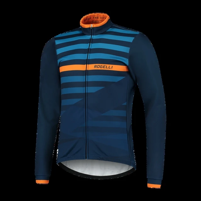 thumbnail image 1 of Rogelli Cycling - Maillot de ciclismo para hombre, invierno 2023, chaqueta térmica polar para ciclismo de montaña, abrigo cálido para exteriores, 1 of 5