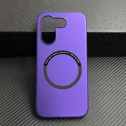 Premium Matte Magnetic Phone Case - Skin Feel, Anti - Drop Protection, Half - Pack Design for Poco X8 Pro (PURPLE)