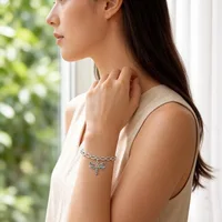 Bracelet à breloques libellule, cadeau européen en argent Sterling 925 pour femmes, tout nouveau bijoux d'été en chaîne à maillons bohème 5