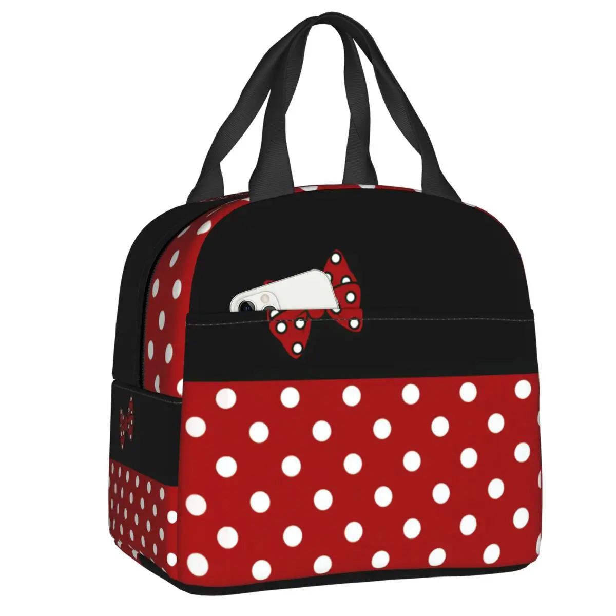 

Симпатичный Ланч-бокс с рисунком Минни для женщин, герметичный мультяшный термоохладитель, изолированный Ланч-бокс для еды, школьный детский студент