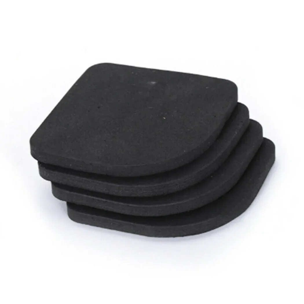 4PCS Washing Machine Shock Mute Pads Slip Stop Silent Refrigerator Furniture Raiser Dampers Stand Non slip Anti Vibration Mat washing machine pads anti vibration pads